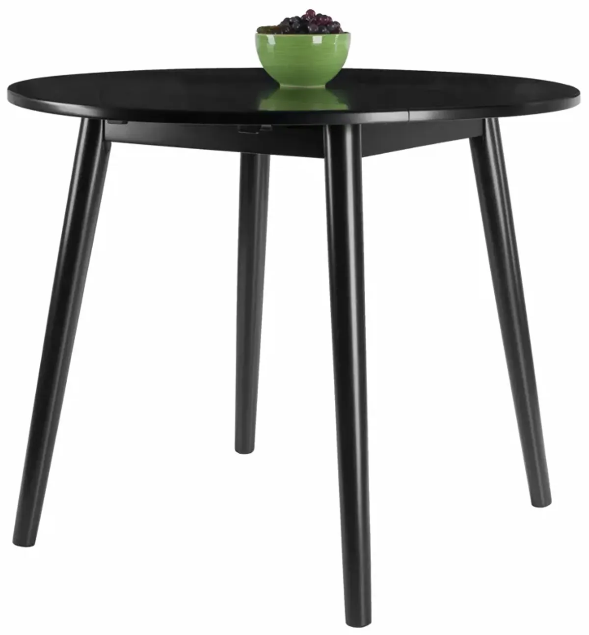 Winsome Moreno Dining Table, Black 35.43x35.43x28.94