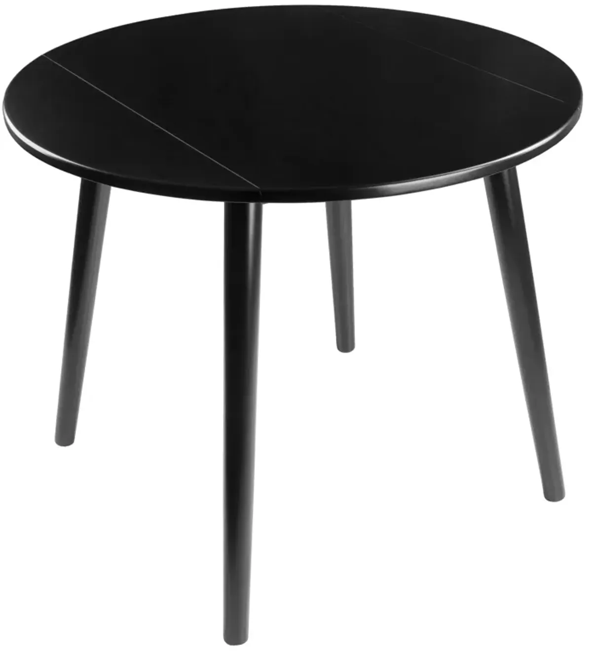 Winsome Moreno Dining Table, Black 35.43x35.43x28.94