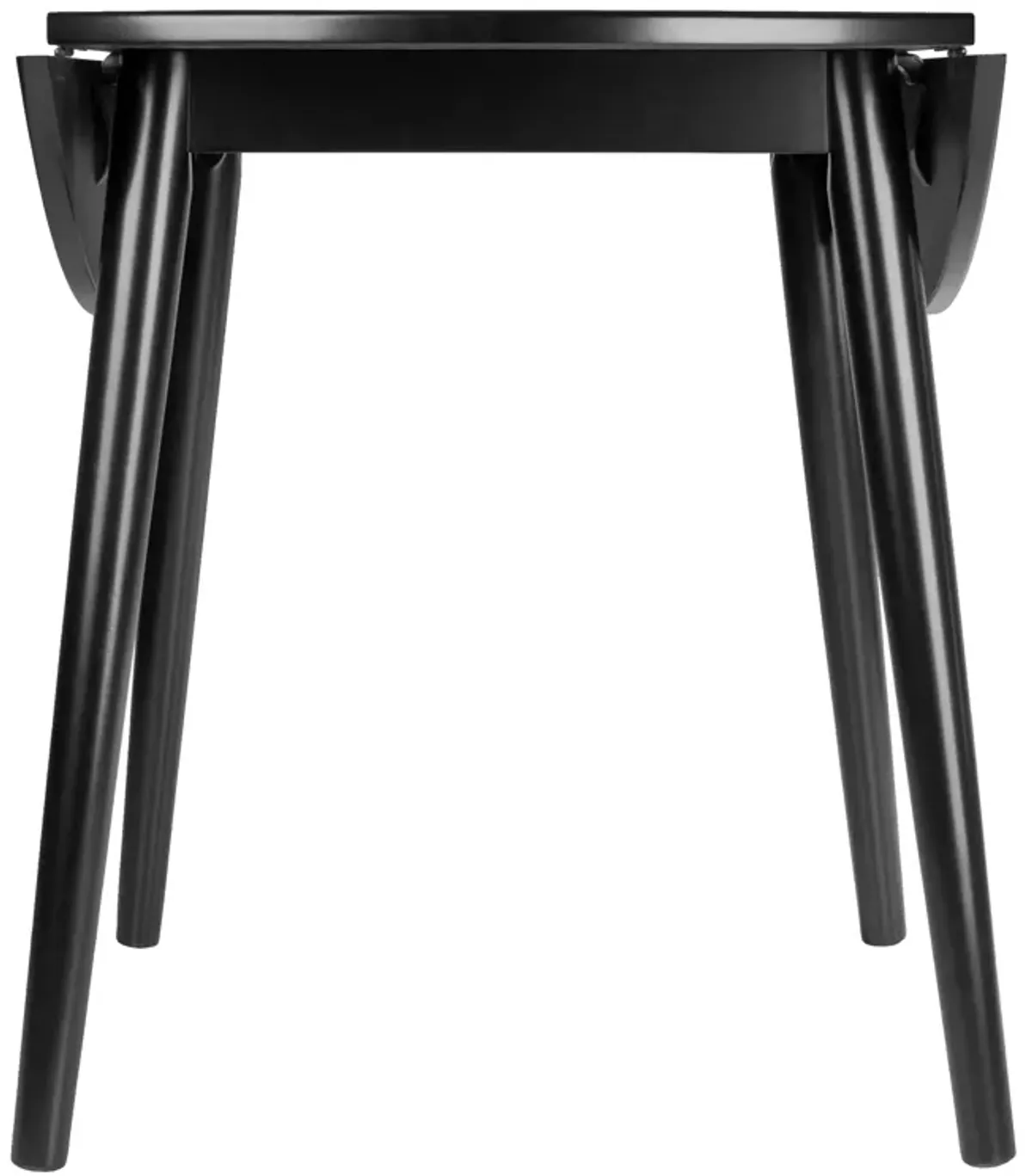 Winsome Moreno Dining Table, Black 35.43x35.43x28.94