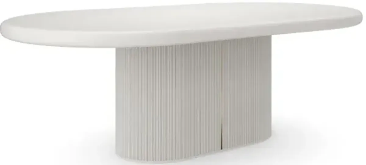 Love Matte Pearl Dining Table