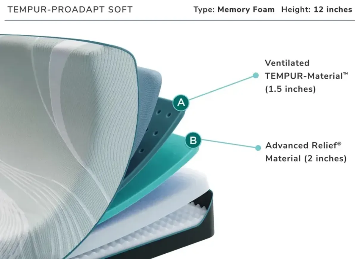 Tempur Pedic Pro-adapt Soft Twin Xl Mattress