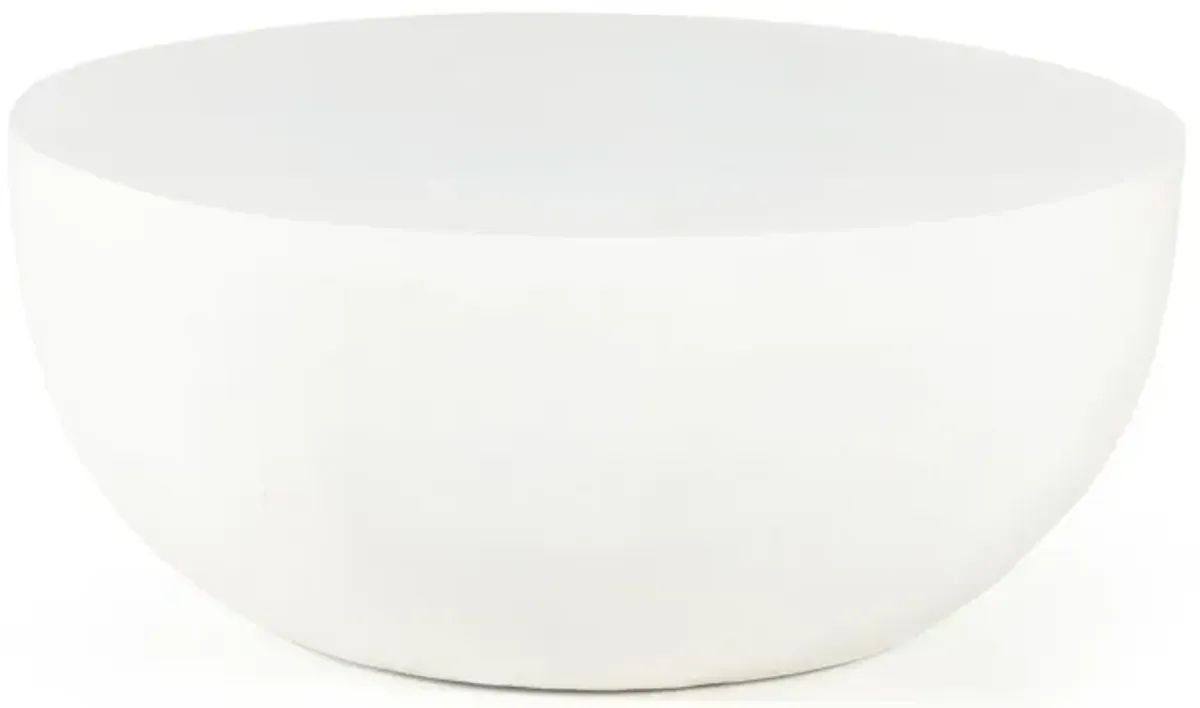 Basil Outdoor 36" Coffee Table - Matte White