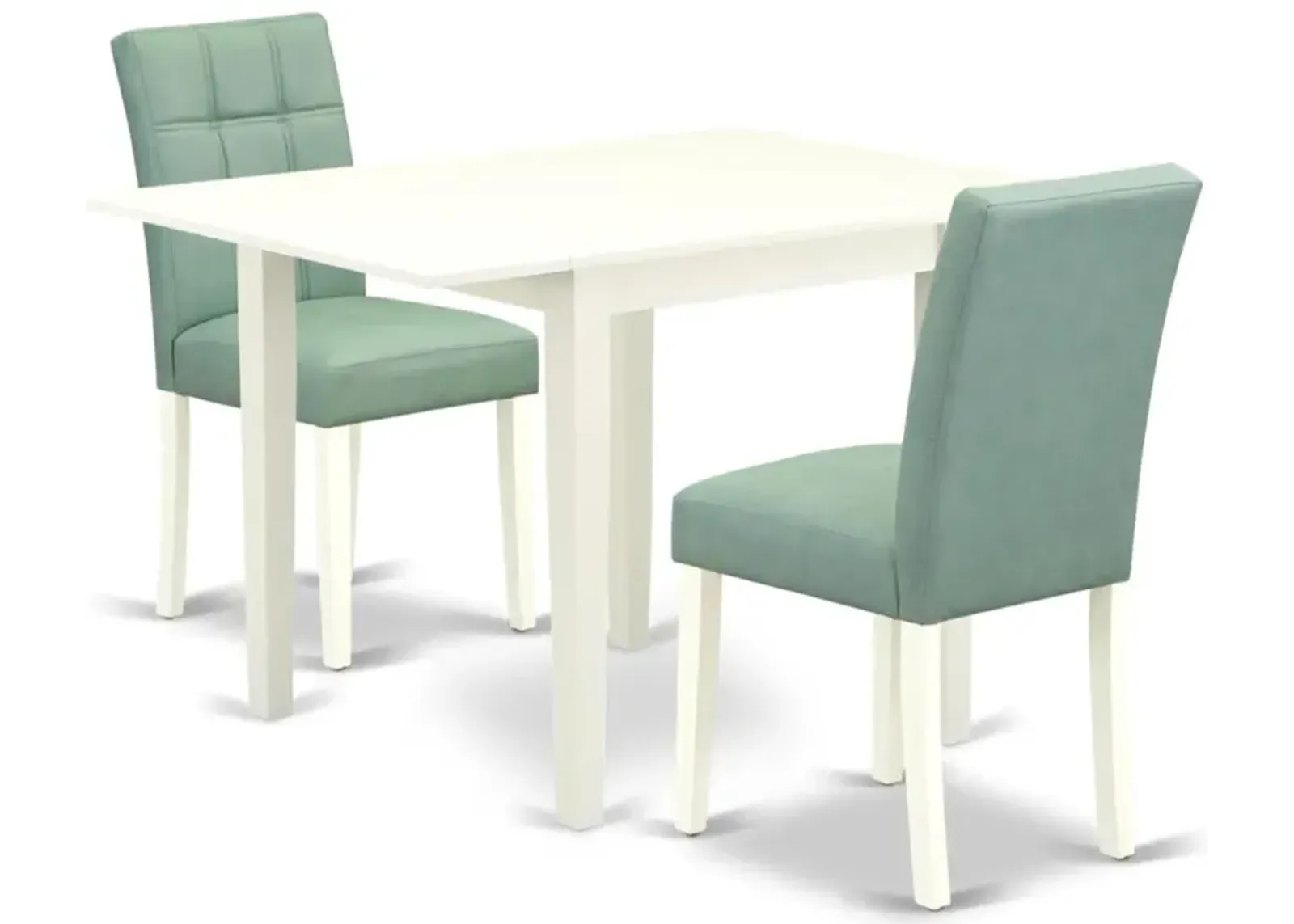 3 Piece Modern Dining Set consists A Kitchen Table