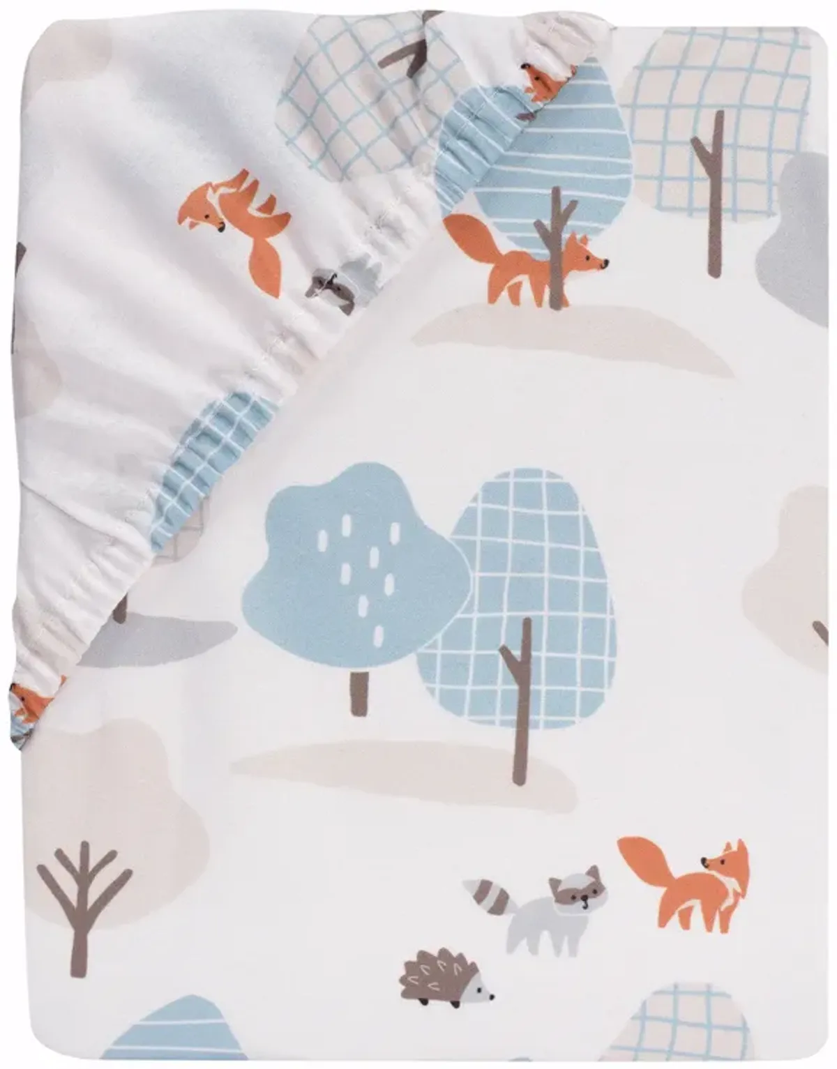 Bedtime Originals Sleepytime Bear Woodland Baby/Toddler Fitted Crib Sheet