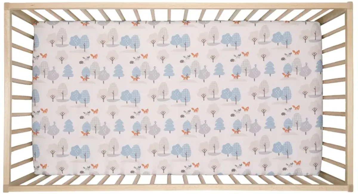 Bedtime Originals Sleepytime Bear Woodland Baby/Toddler Fitted Crib Sheet