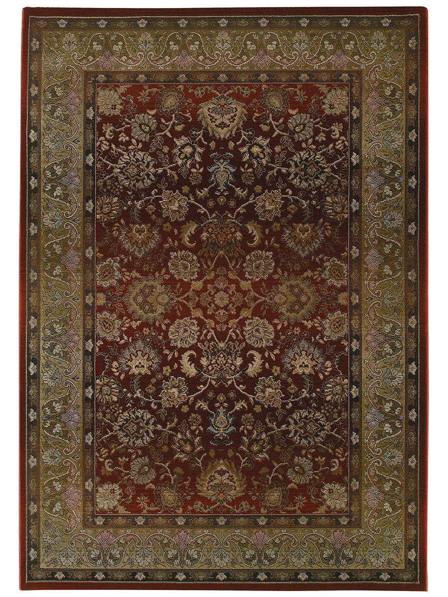 Generations 4' x 5'9" Red Rug