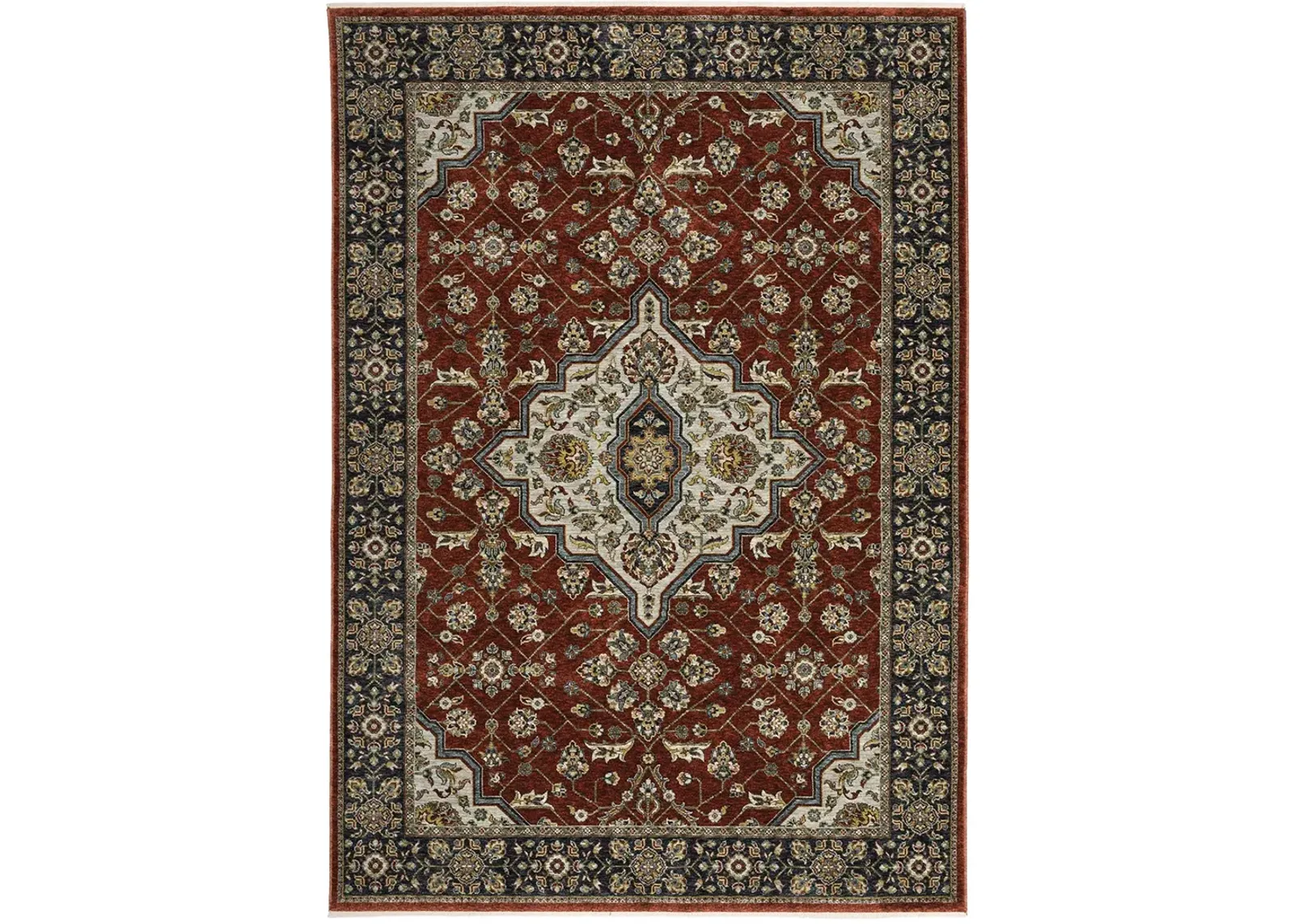 Aberdeen 6'7" x 9'6" Red Rug