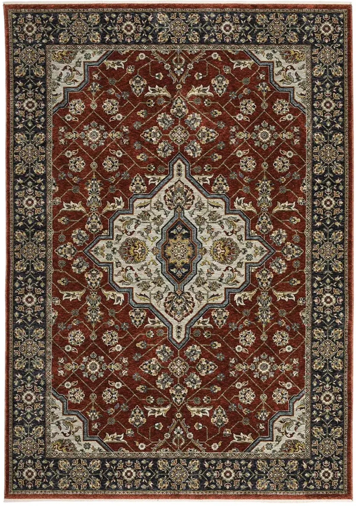 Aberdeen 6'7" x 9'6" Red Rug