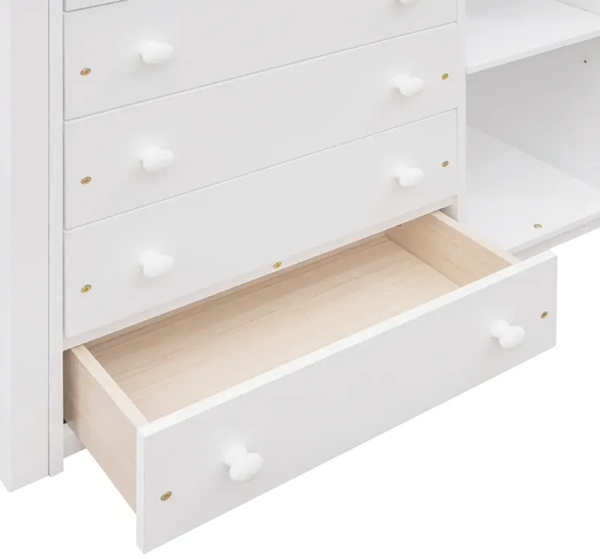 Merax Wooden Bunk Bed with 6 Drawers