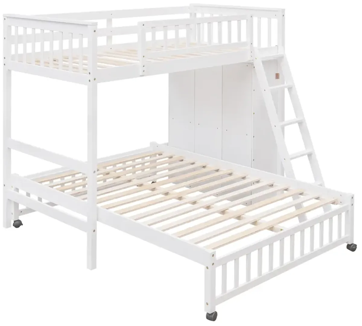 Merax Wooden Bunk Bed with 6 Drawers