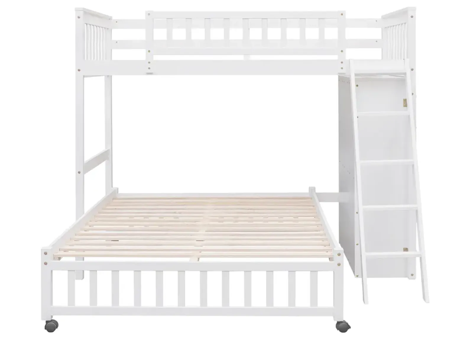 Merax Wooden Bunk Bed with 6 Drawers