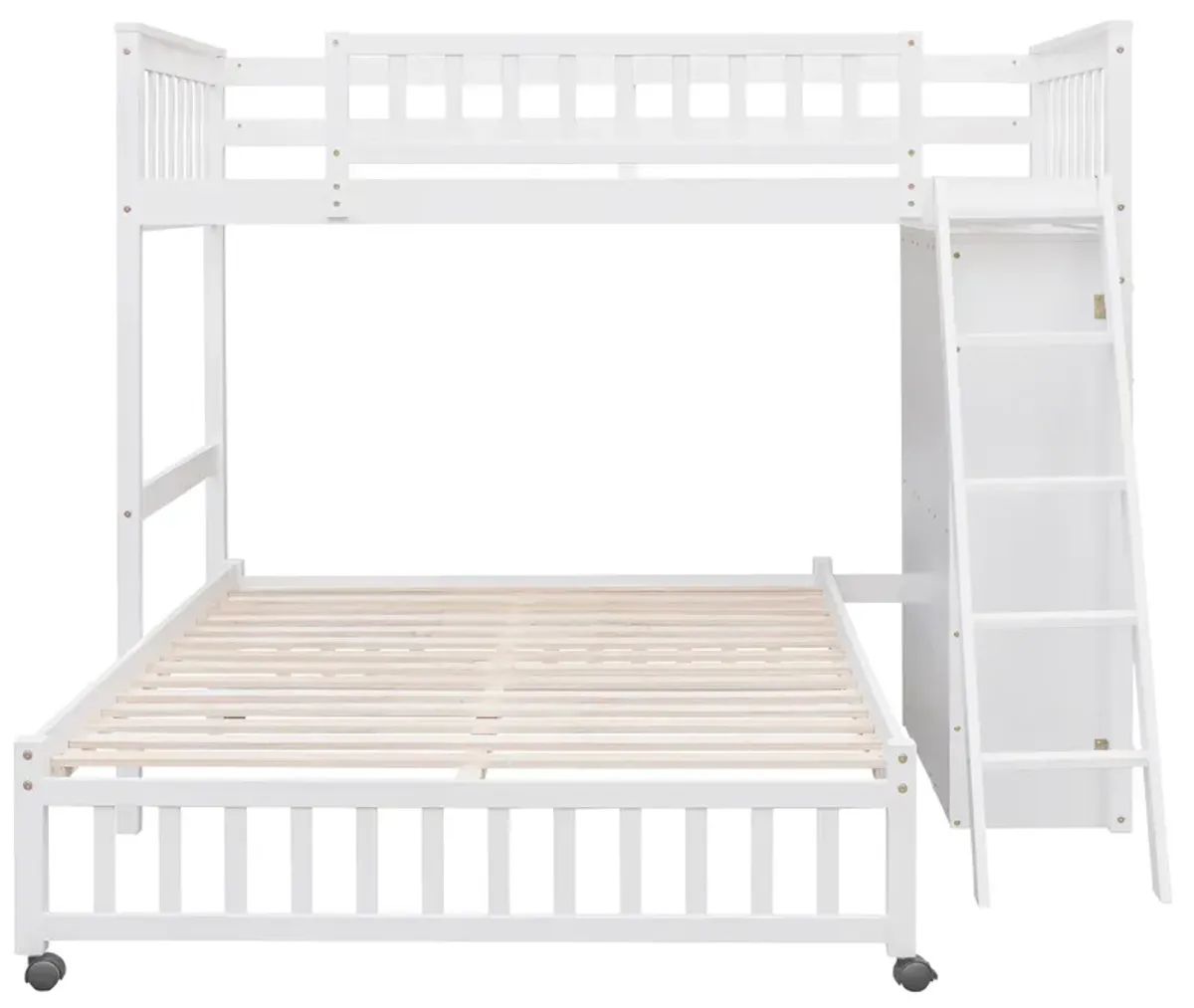 Merax Wooden Bunk Bed with 6 Drawers