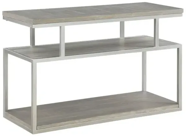 Sofa/Console Table, Gray/Natural