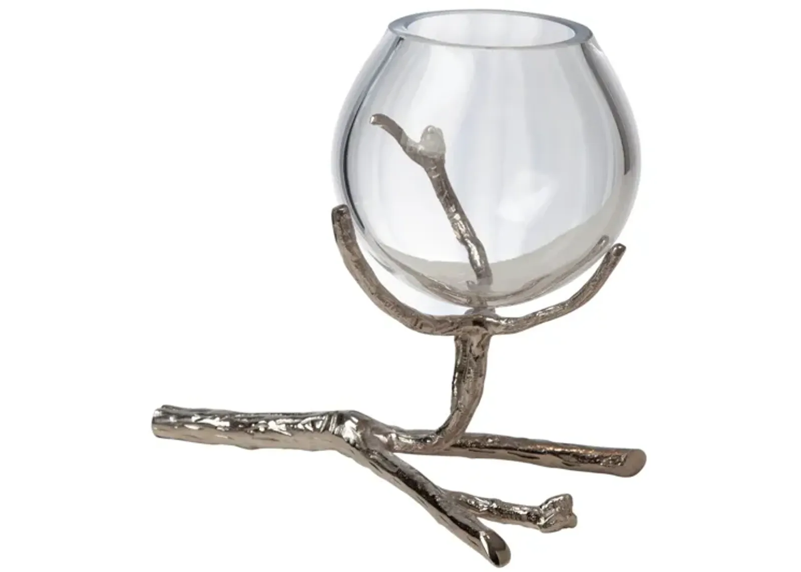 Twig Vase Holder-Silver