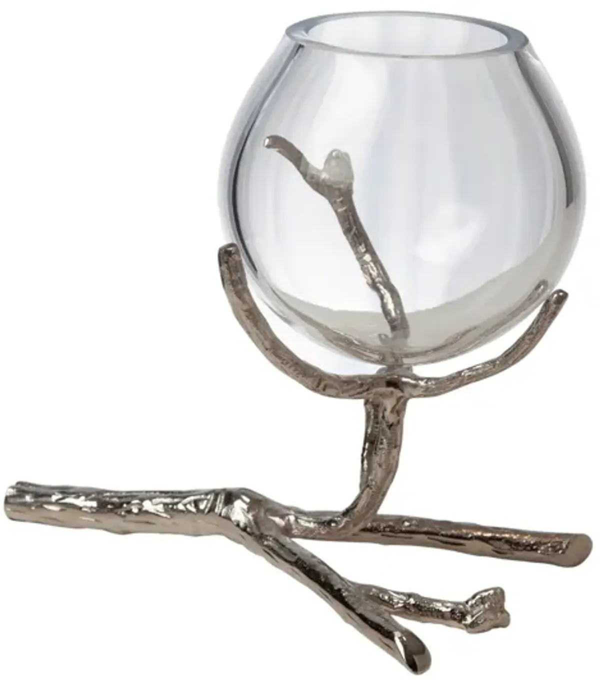 Twig Vase Holder-Silver