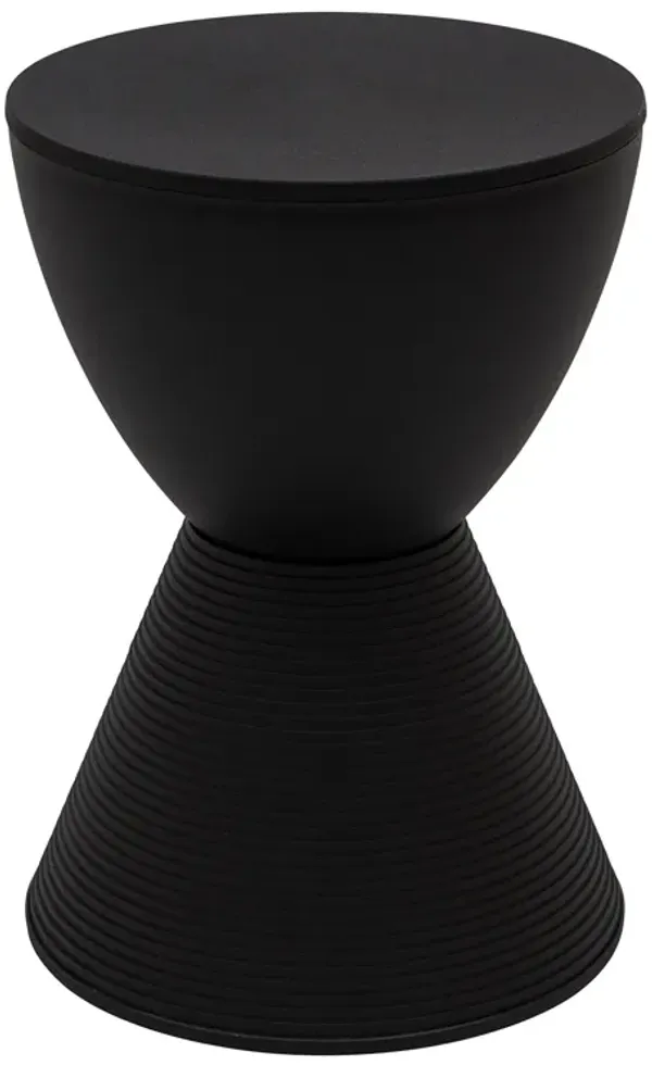 LeisureMod Modern Round  Boyd Side Table