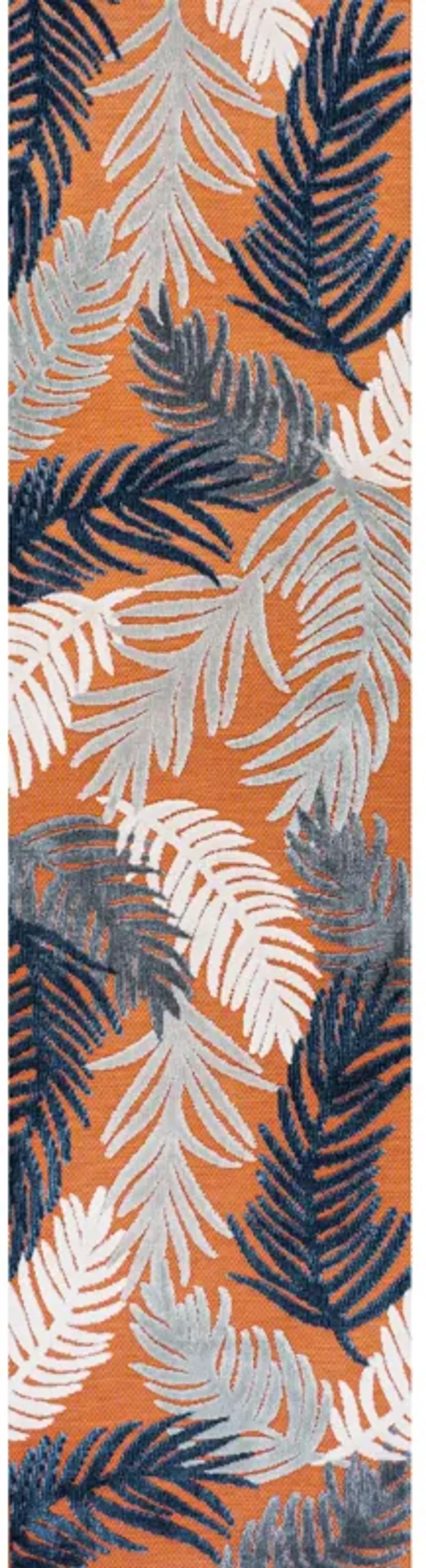 Montego High-Low Tropical Palm Area Rug