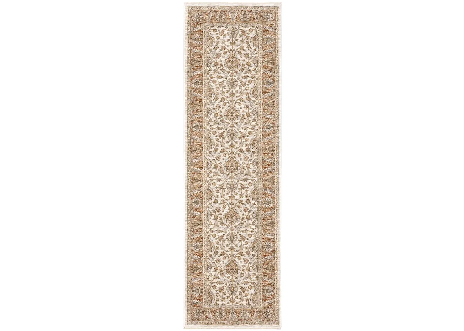 Maharaja 2'3" x 7'6" Ivory Rug