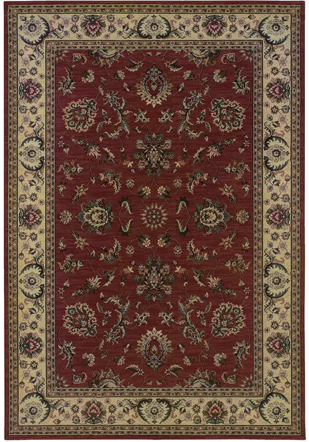 Ariana 8' Red Rug