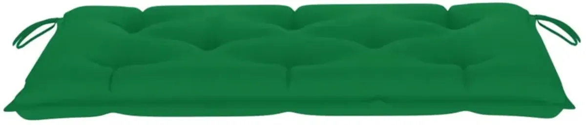 vidaXL Garden Bench Cushion Green 39.4"x19.7"x2.8" Fabric