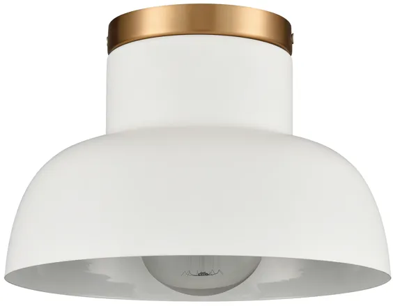 Lewellen 10'' Wide 1-Light Semi Flush Mount