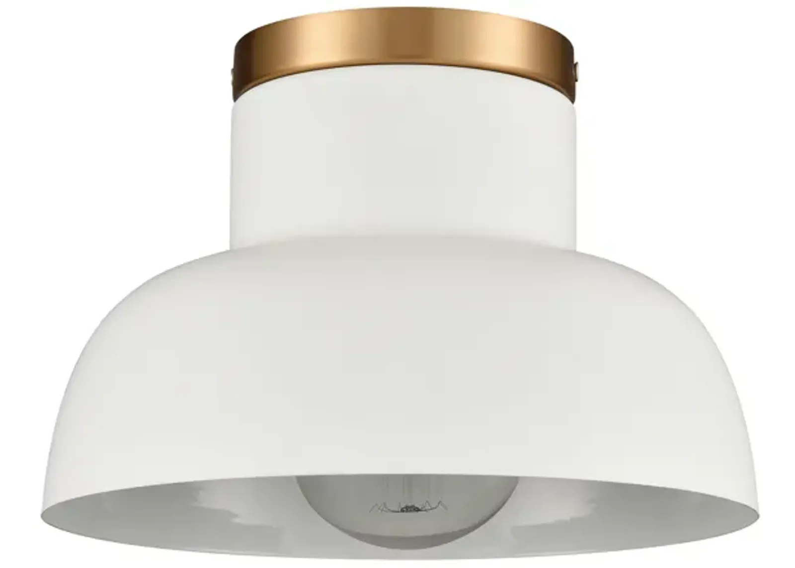 Lewellen 10'' Wide 1-Light Semi Flush Mount