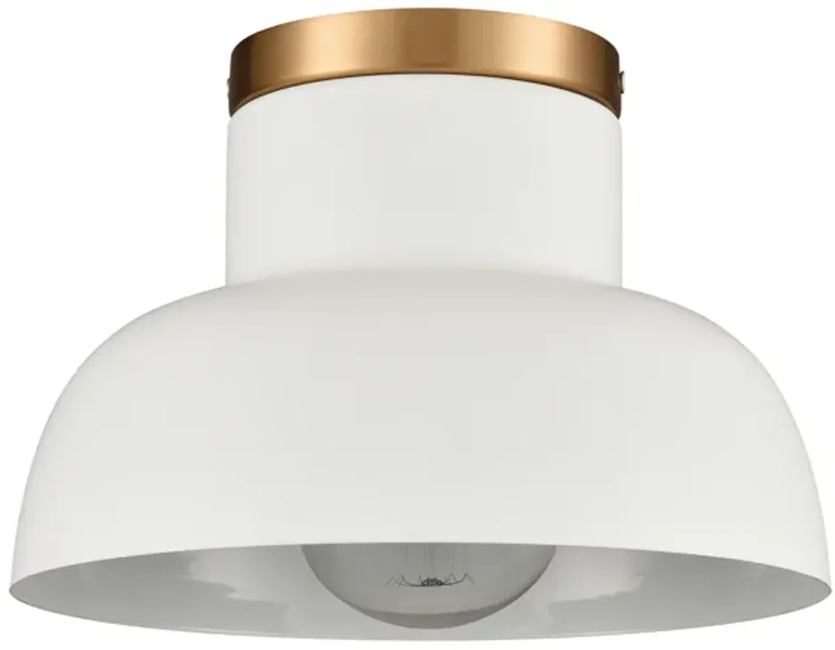 Lewellen 10'' Wide 1-Light Semi Flush Mount