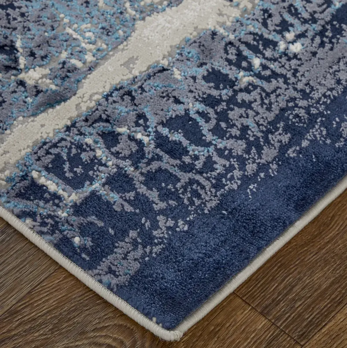 Indio 39H2F Ivory/Blue/Black 8' x 10' Rug