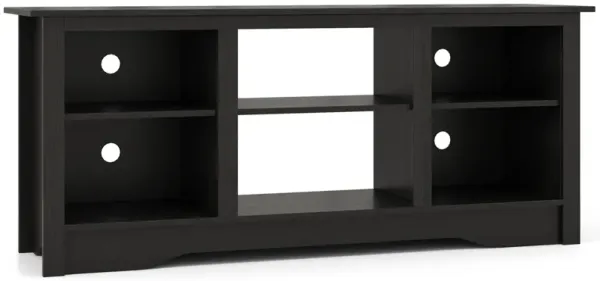 TV Stand for Flat Screen TVs with Adjustable Shelves