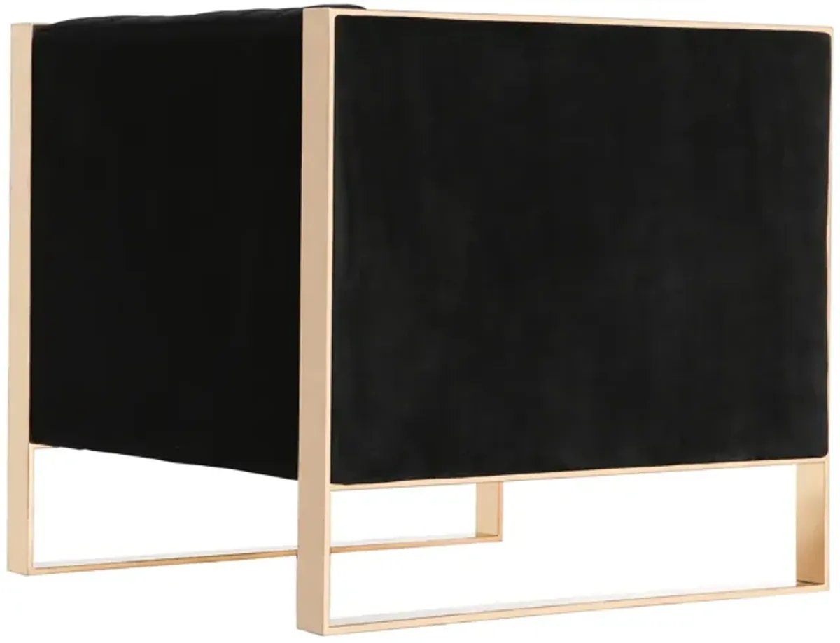 Trillium Black Accent Chair