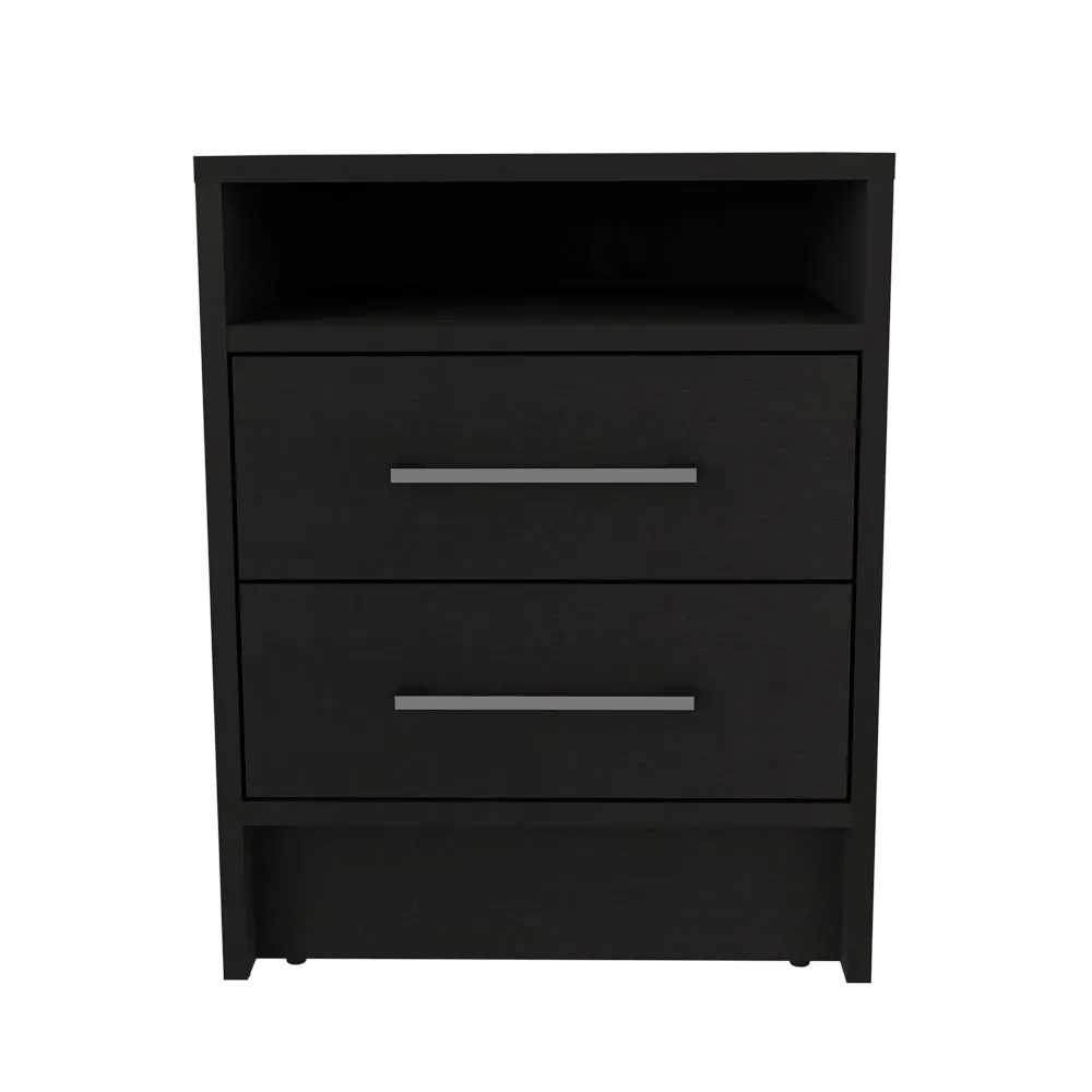 Nightstand Cartiz, Bedroom, Black