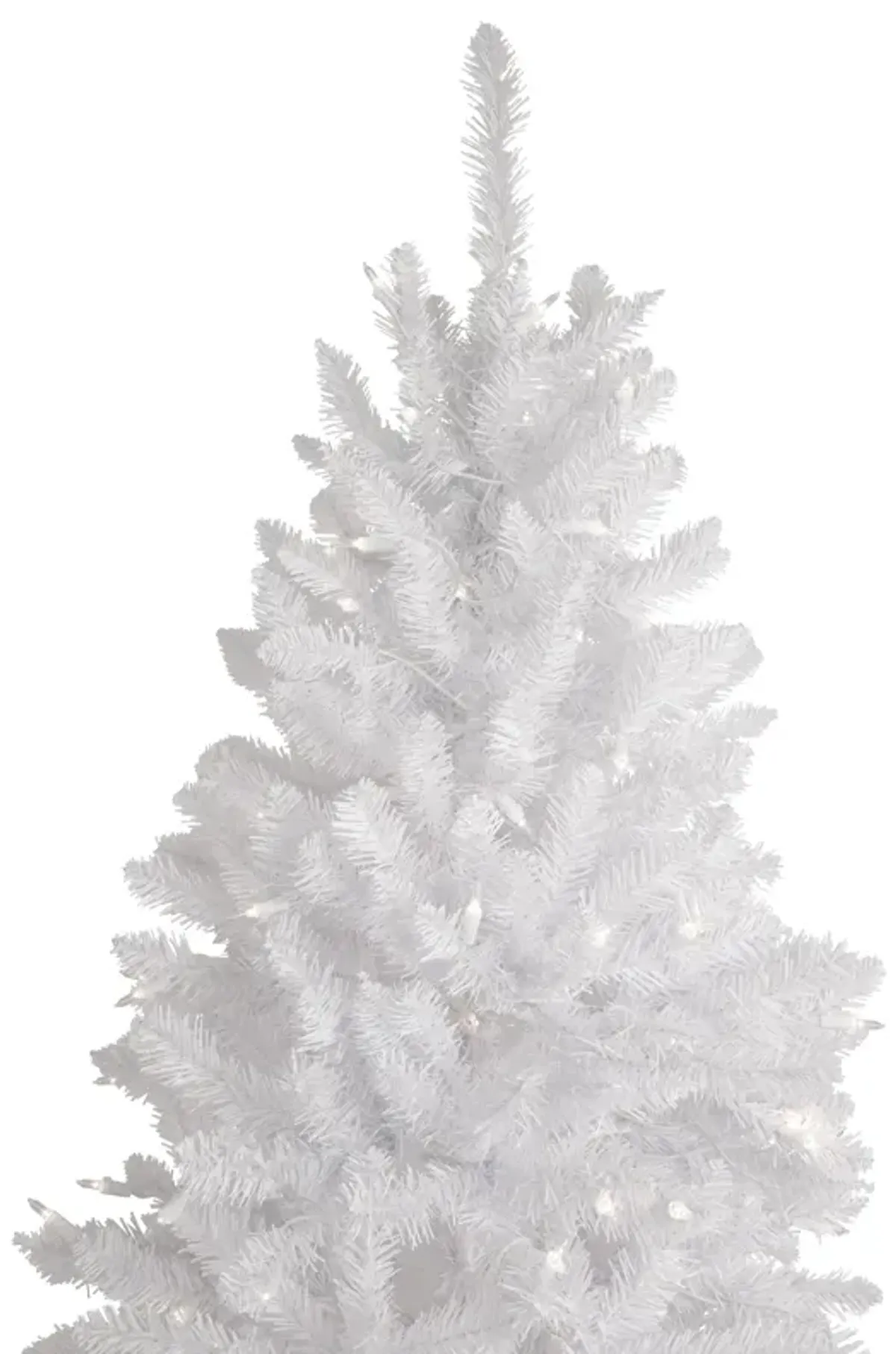 9' Pre-Lit Rapids White Pine Pencil Artificial Christmas Tree  Clear Lights