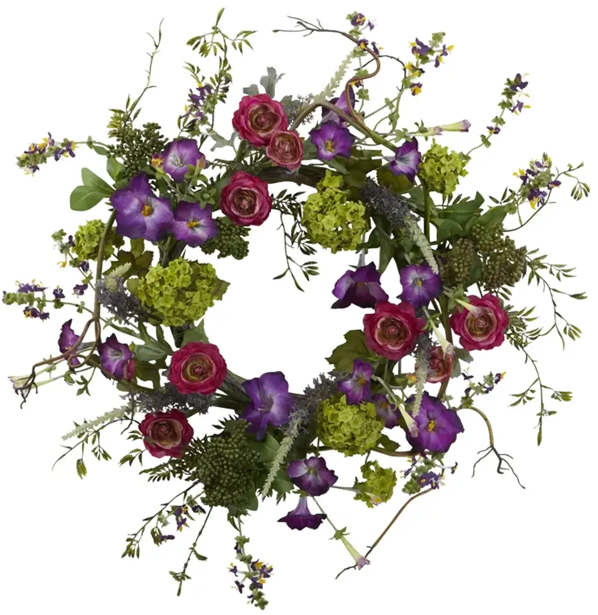 Hivvago 20" Veranda Garden Wreath