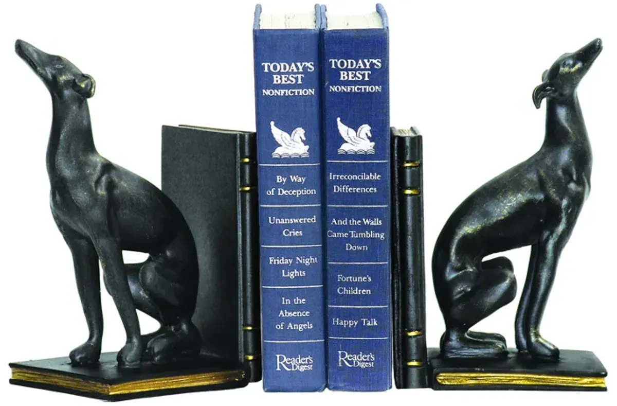 Greyhound Bookend - Set of 2