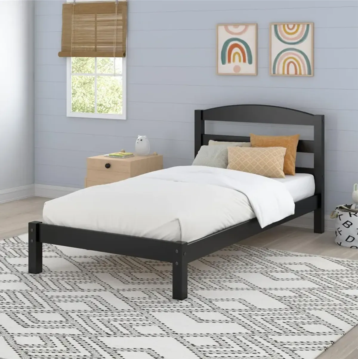 DHP Braylon Twin Bed, Black