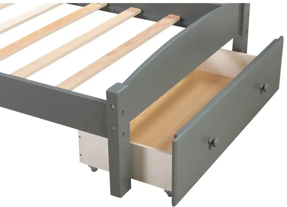 Merax Platform Twin Bed Frame