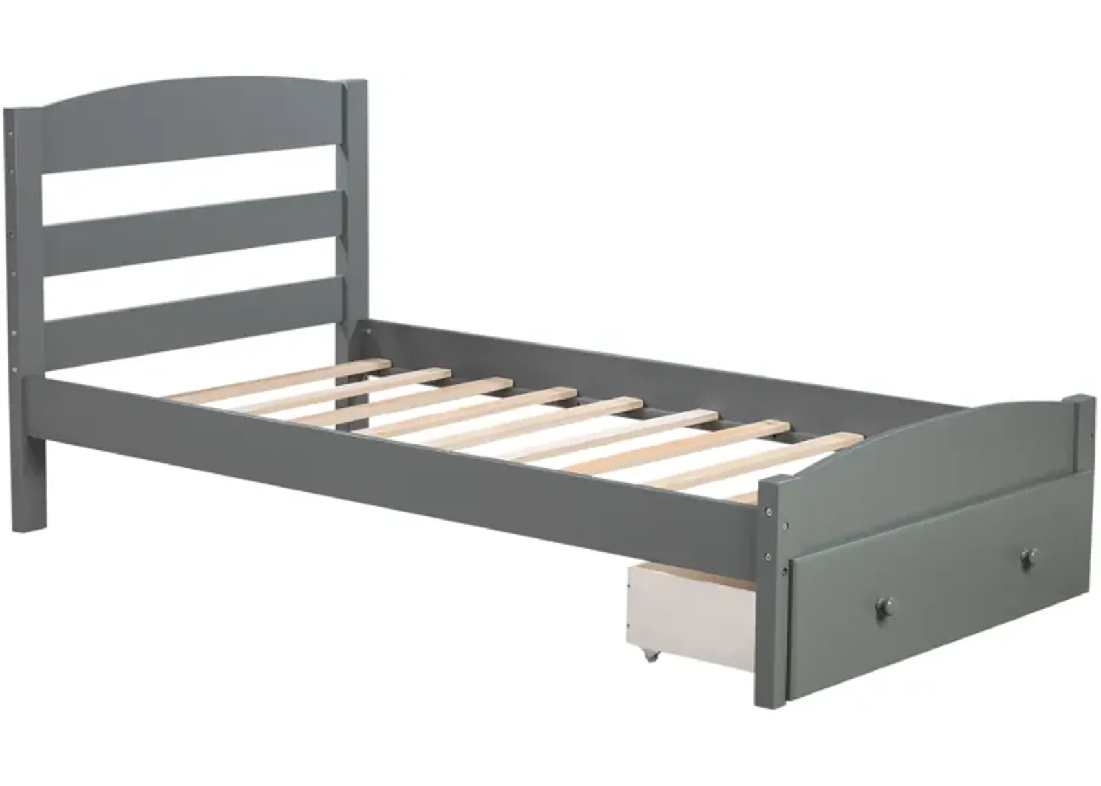 Merax Platform Twin Bed Frame