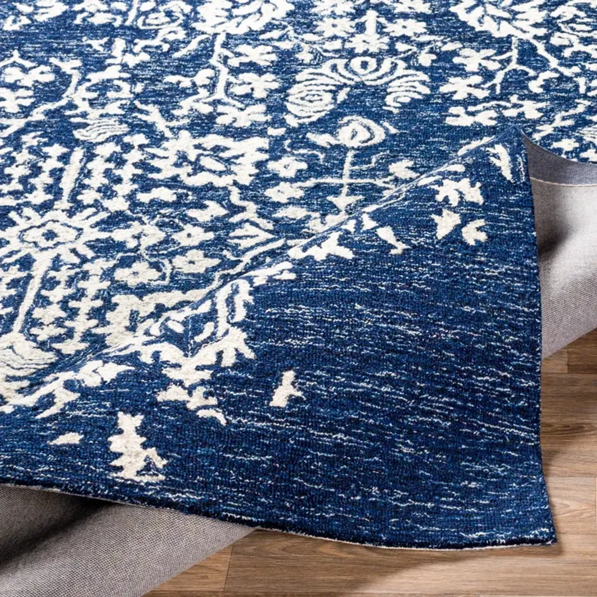 Granada GND-2311 8' Round Blue Rug