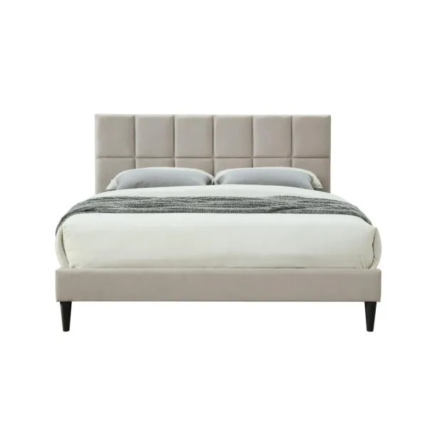 Evelyn Upholstered King Bed In A Box