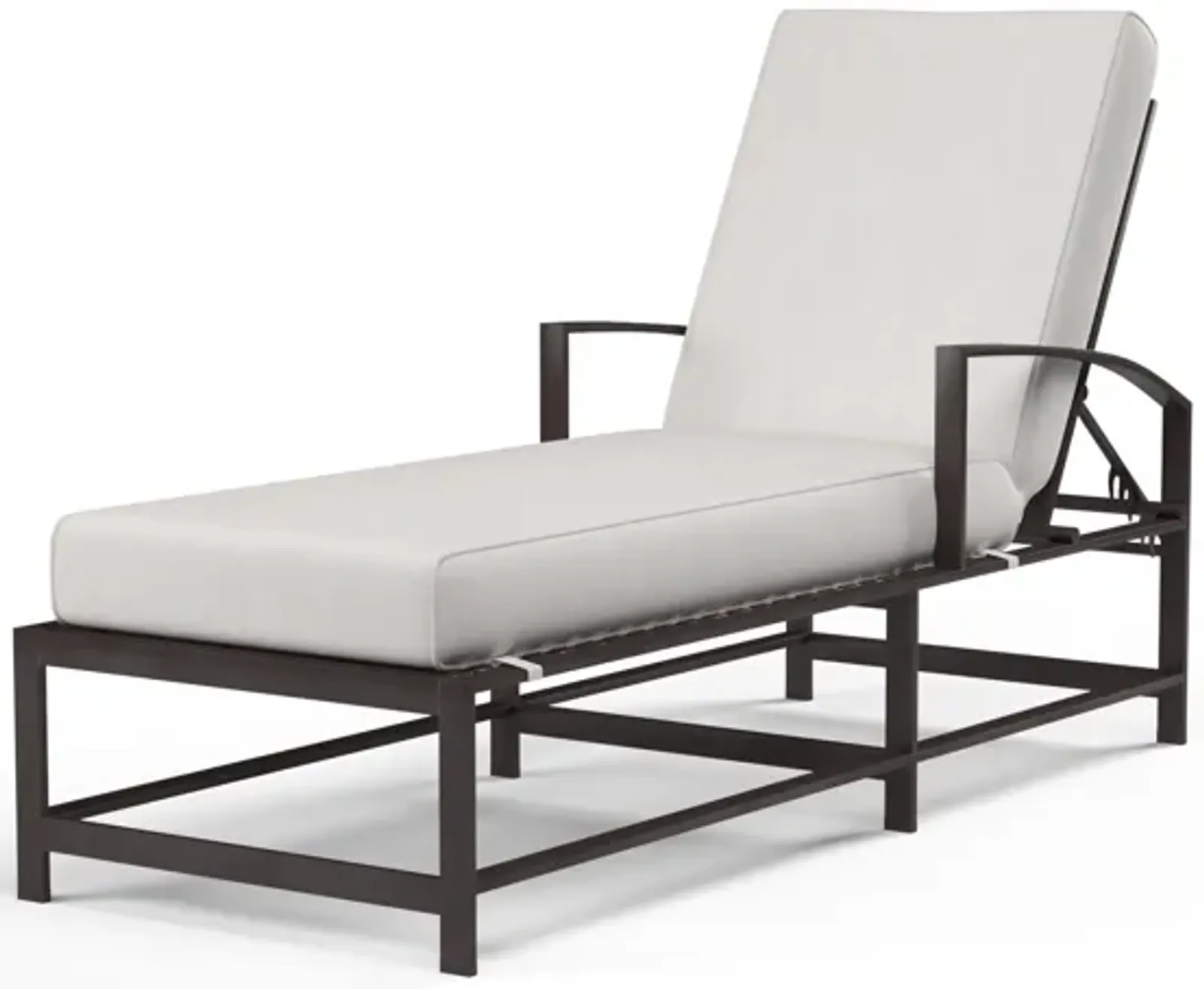 La Jolla Chaise in Canvas Flax w/ Self Welt