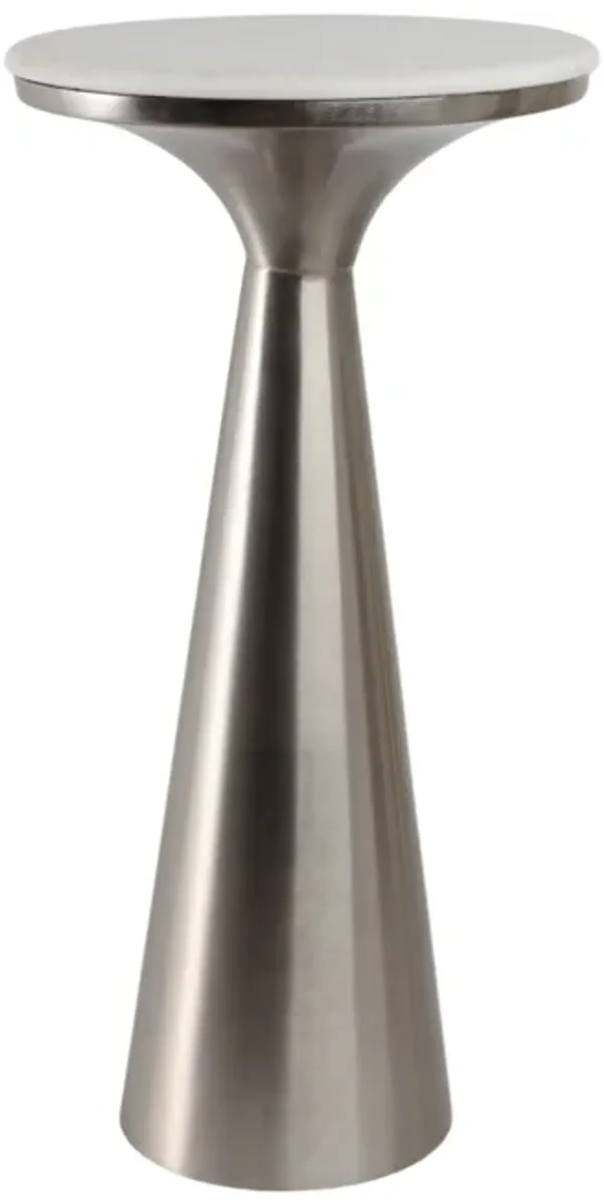 Tapered Marble Drink Table