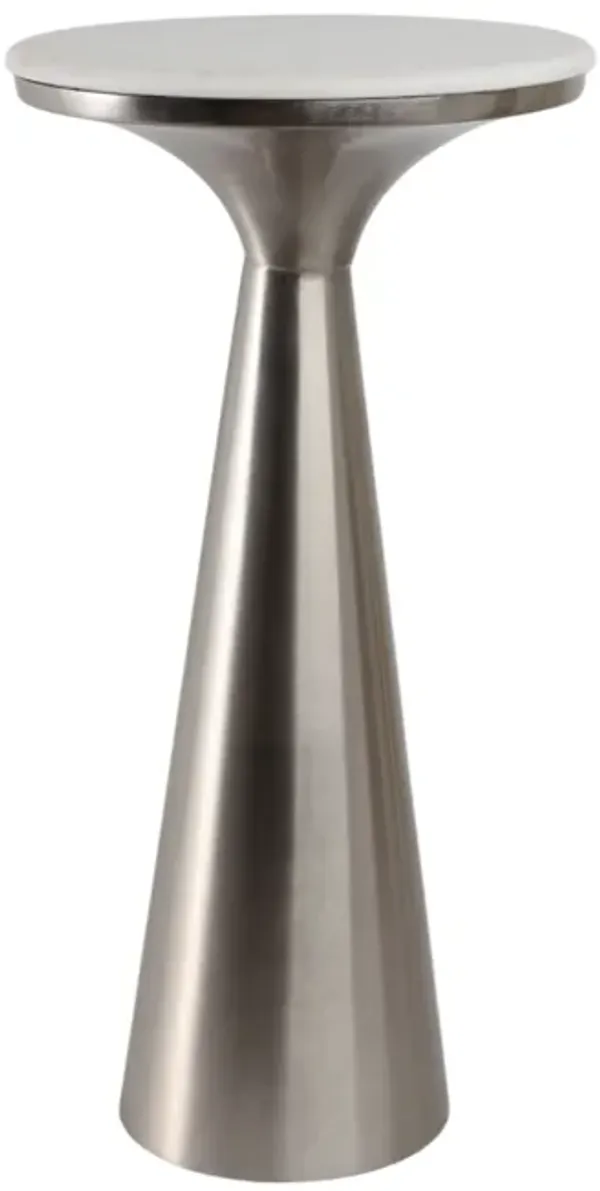 Tapered Marble Drink Table