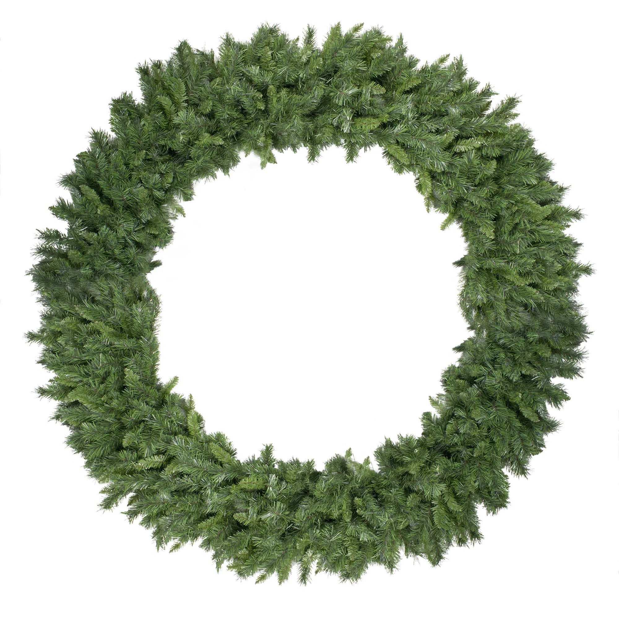 Lush Mixed Pine Artificial Christmas Wreath  60-Inch  Unlit