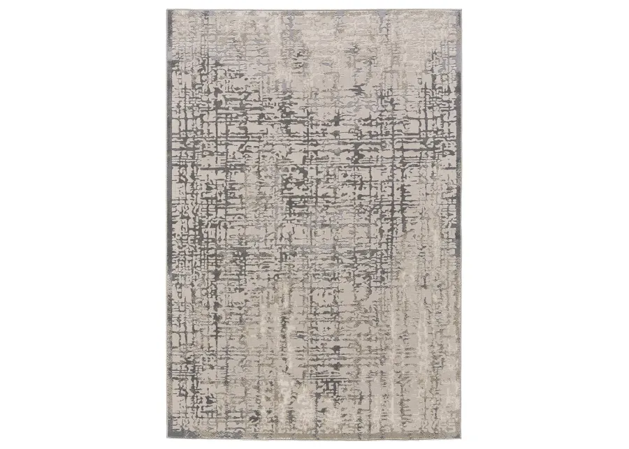 Prasad 3683F Gray/Ivory 5' x 8' Rug