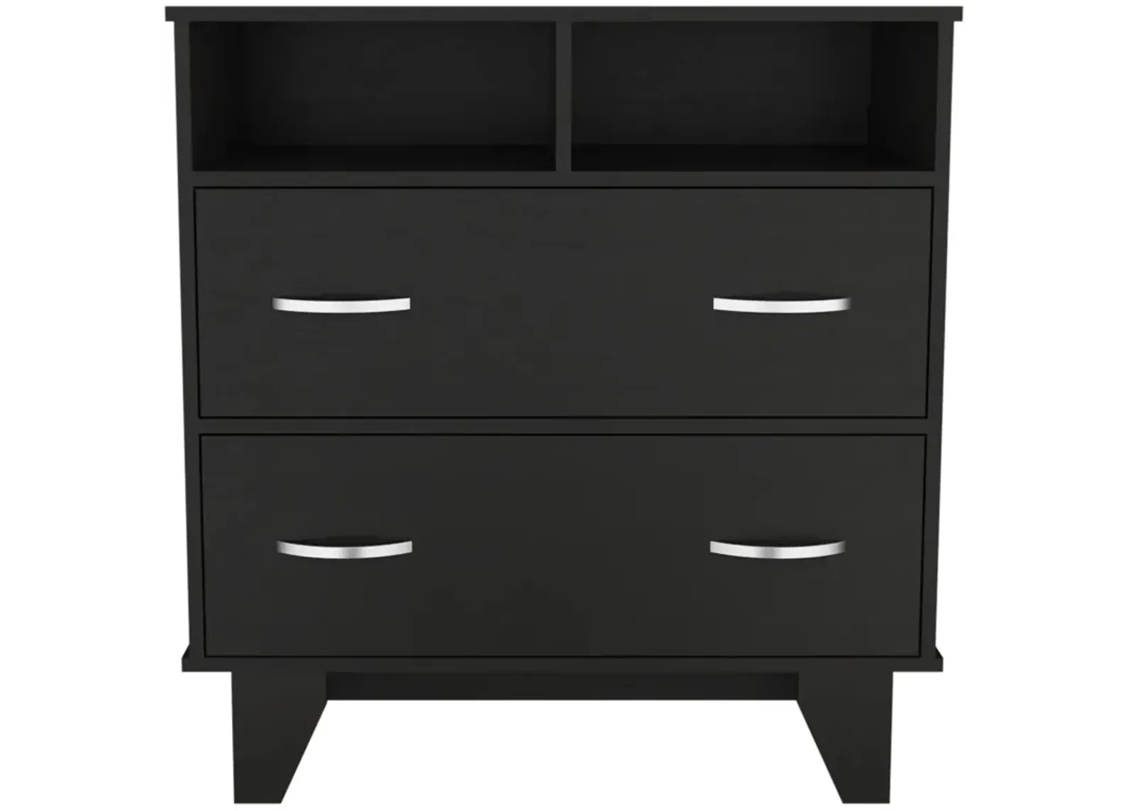 Aaron 2-Drawer 2-Shelf Dresser Wengue