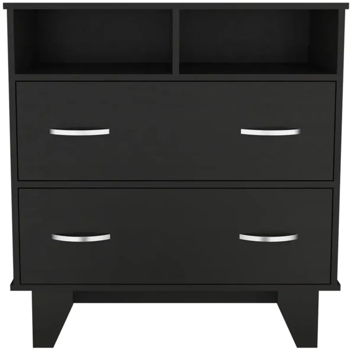 Aaron 2-Drawer 2-Shelf Dresser Wengue