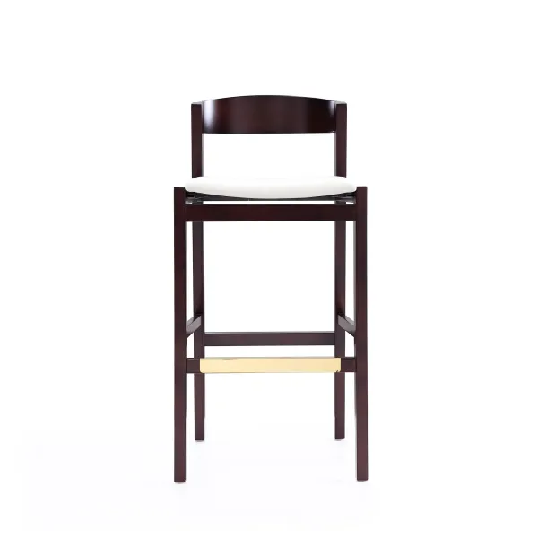 Klismos Ivory Bar Stools (Set of 3)