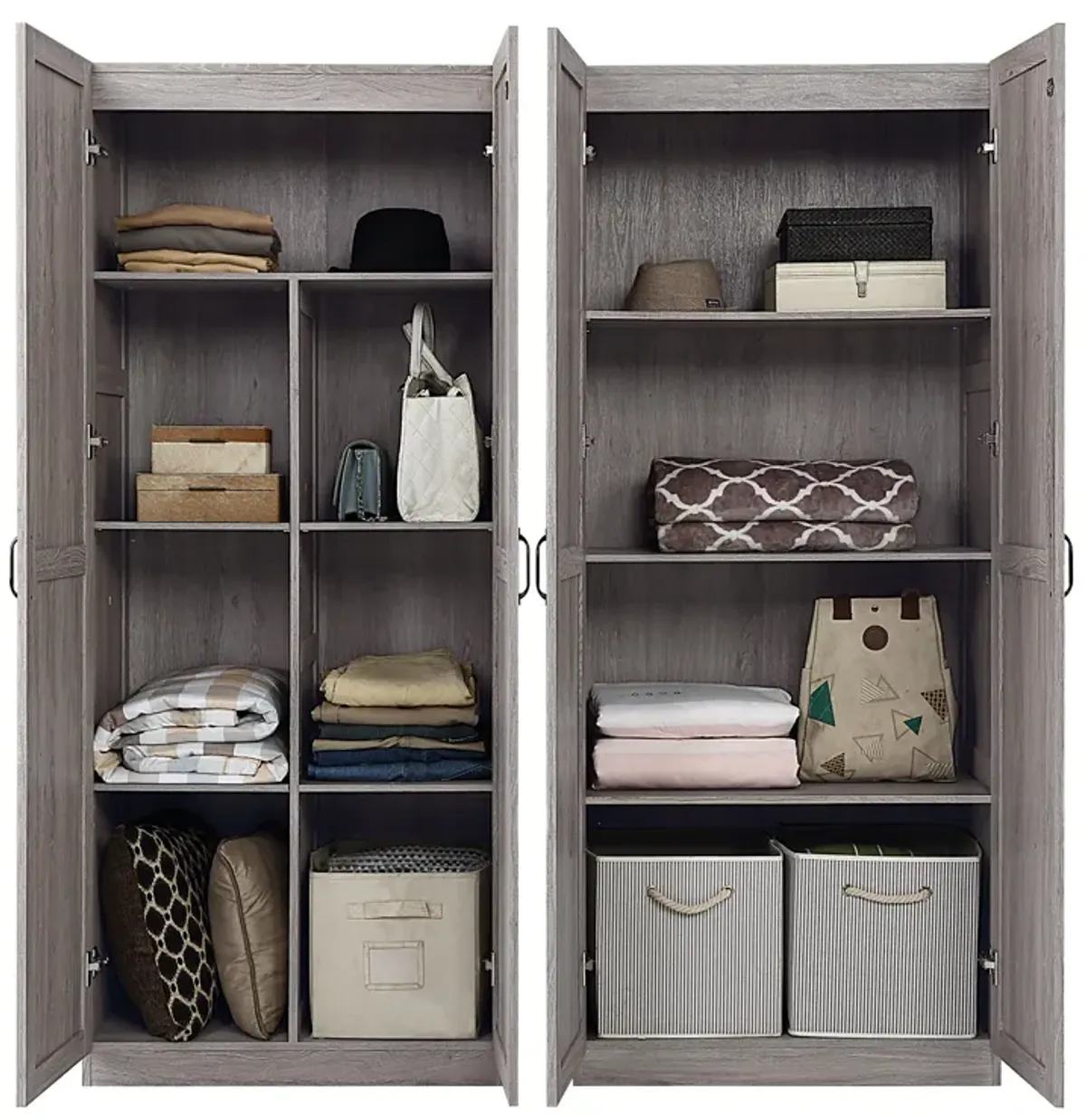 Hopkins Gray Storage Closet Set