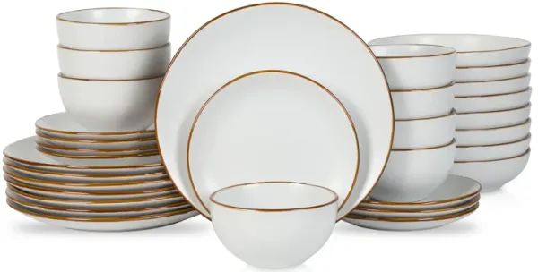 Stone Lain Brasa Stoneware 32 Piece Dinnerware Set