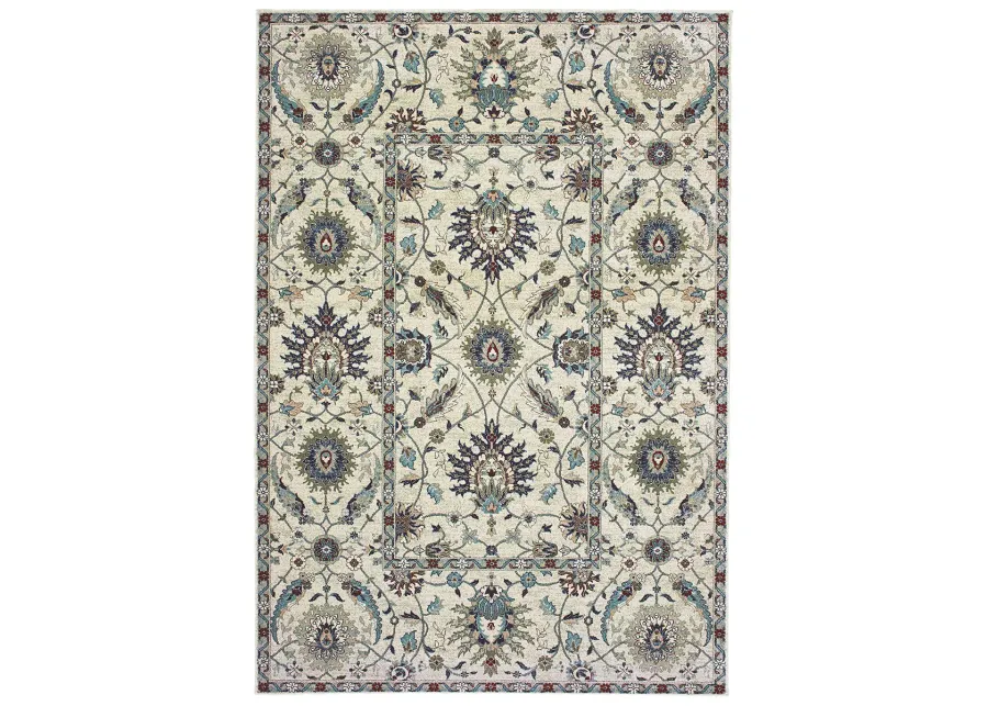 Raleigh 3'10" x 5'5" Ivory Rug